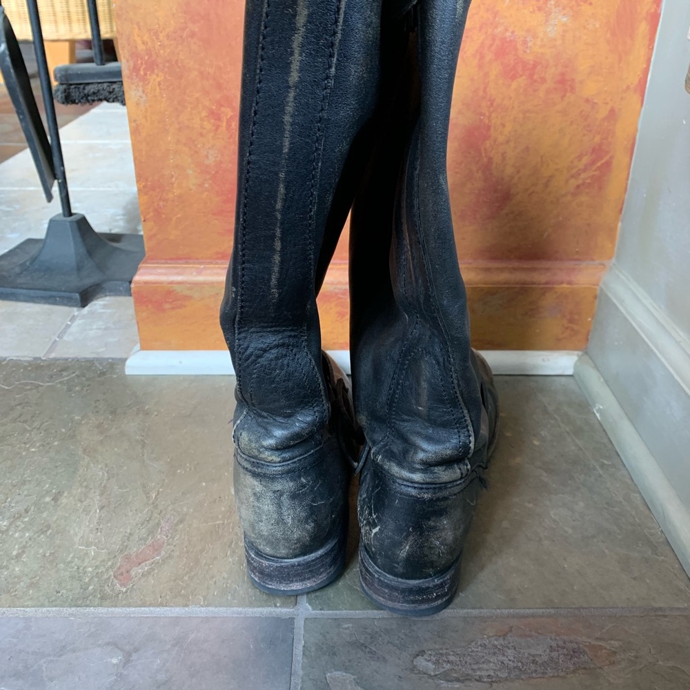 Frye Veronica rugged leather slouch boot 7.5 - Picture 4 of 12